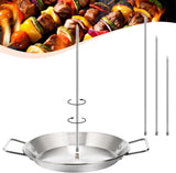 Tasso Vertical Skewer Stand – Stainless Steel for Tacos & Grilled Meats
