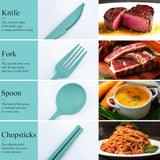 Kerry 4-Set Reusable Utensils with Travel Case – BPA-Free & Dishwasher Safe
