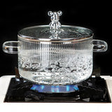 Copia Glass Saucepan – Transparent Pot for Stovetop Cooking