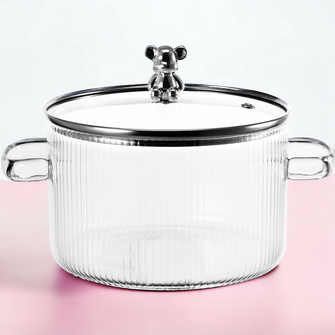 Copia Glass Saucepan – Transparent Pot for Stovetop Cooking