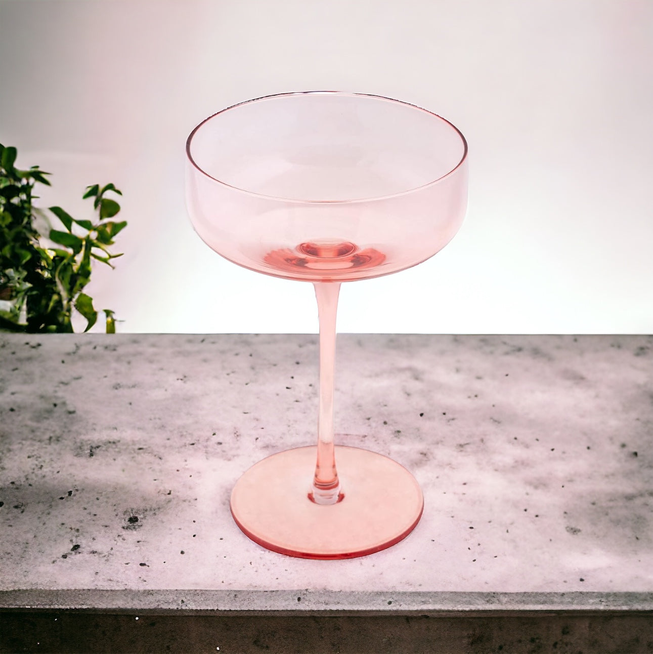 Bliss Martini Glasses – Set of 2 Crystal-Look Cocktail Martini Cups