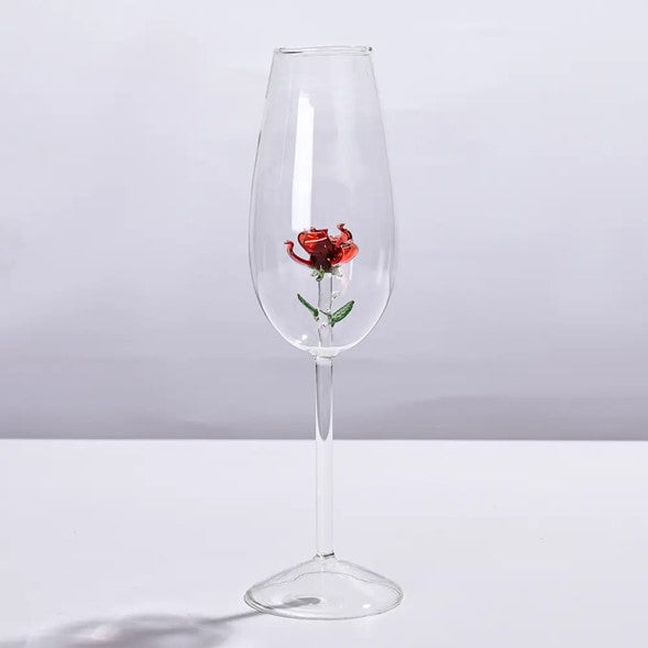 “Rosetta elegant wine glass, champagne stemware for dinner parties and cocktails”