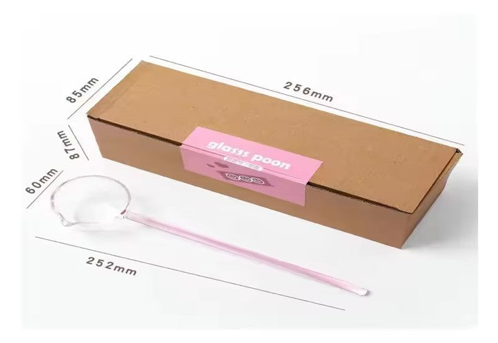 Lucy Glass Spoons – Elegant Stirring & Serving Spoons