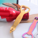 Cap Crusher Bottle Opener Set – Compact Gold Metal Bar Tool (2-Pack)