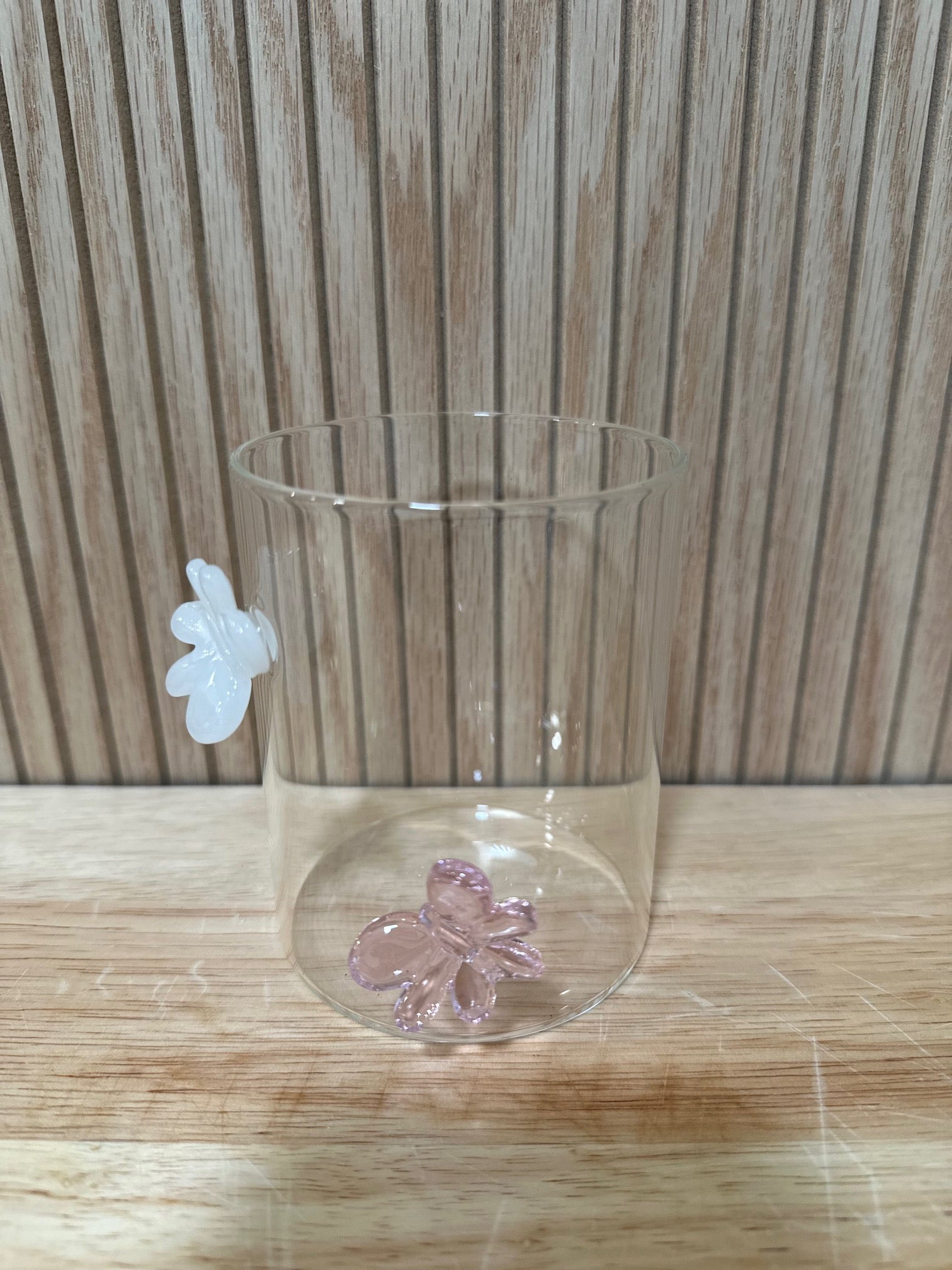 Azalea Hand Blown Botanical Design one-of-a-kind glassware