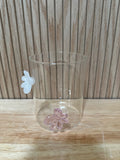 Azalea Hand Blown Botanical Design one-of-a-kind glassware