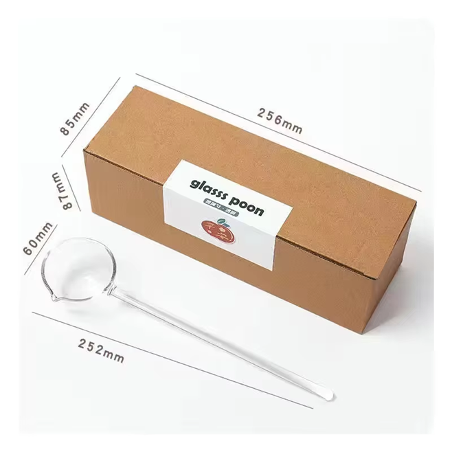Lucy Glass Spoons – Elegant Stirring & Serving Spoons