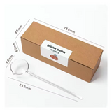 Lucy Glass Spoons – Elegant Stirring & Serving Spoons