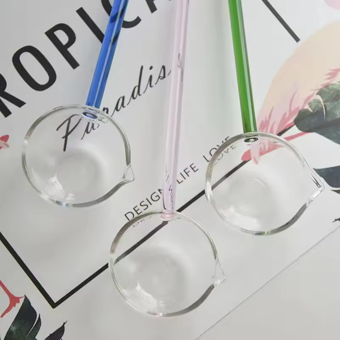Lucy Glass Spoons – Elegant Stirring & Serving Spoons
