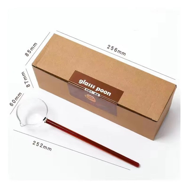 Lucy Glass Spoons – Elegant Stirring & Serving Spoons