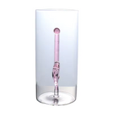 Heart 2 Heart Glass Mug – 3D Heart Design Borosilicate Coffee Cup (500 ml)