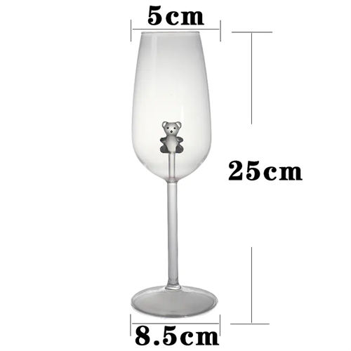 Paddington Bear Wine Glasses – Collector’s Set of 2 Stemware Glasses
