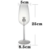 Paddington Bear Wine Glasses – Collector’s Set of 2 Stemware Glasses