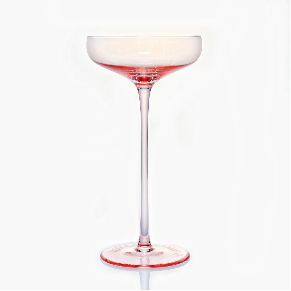 Bliss Martini Glasses – Set of 2 Crystal-Look Cocktail Martini Cups