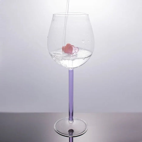 Love Angel Stemless Glass – Romantic Glassware for Wine & Cocktails