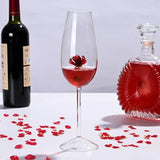 “Rosetta elegant wine glass, champagne stemware for dinner parties and cocktails”