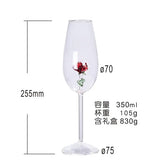 “Rosetta elegant wine glass, champagne stemware for dinner parties and cocktails”