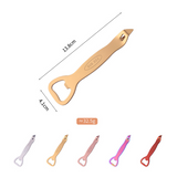 Cap Crusher Bottle Opener Set – Compact Gold Metal Bar Tool (2-Pack)