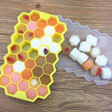37 Cubes Ice Tray Cube Mold Creative DIY Honeycomb Shape Ice Cube ray mold
【Fun design】: The ice cube is in the shape of a honeycomb,