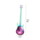 Colorful Stainless Steel Creative Guitar Shaped Spoon