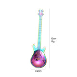 The guitar spoons set is made of food grade 304 stainless steel, mirror polishing, rust-free, and durable. They are non-toxic, very safe, and have no rust, which can cause intimate contact with food.