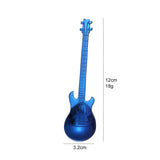 The guitar spoons set is made of food grade 304 stainless steel, mirror polishing, rust-free, and durable. They are non-toxic, very safe, and have no rust, which can cause intimate contact with food.