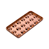 The ice tray can be used to make ice fruit balls and ice balls for cold drinks.
Quick ice-making: