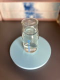 Treat yourself to luxury by keeping water and other beverages conveniently and beautifully within reach