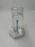 Treat yourself to luxury by keeping water and other beverages conveniently and beautifully within reach