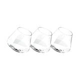 Tilted Crystal Whiskey Glasses