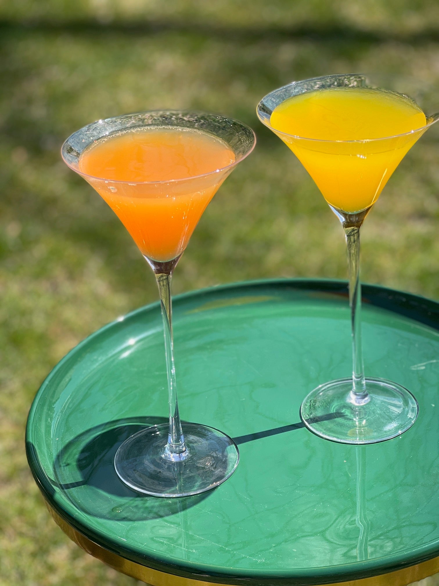 Crystal Martini Glasses Set