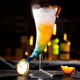 Luna  Ox Horn Shaped Cocktail Glass – Statement Glassware for Bold Drinks