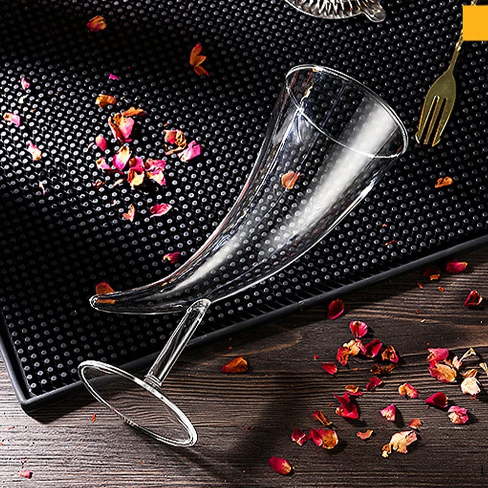 Luna  Ox Horn Shaped Cocktail Glass – Statement Glassware for Bold Drinks