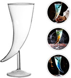 Luna  Ox Horn Shaped Cocktail Glass – Statement Glassware for Bold Drinks