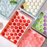 This tool is easy to use, and the multifunctional DIY silicone ice cube molds are ideal for making all kinds of DIY ice food. The mini circle ice cube tray comes with a unique design that can make every round ice ball regular and complete.