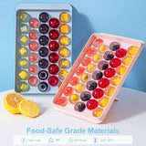 ICY 33-Grid Mini Ice Cube Tray – Quick-Freezing & Easy Release