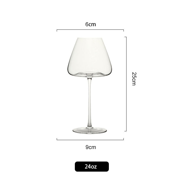 Long Stem Red Wine Glass