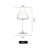 Long Stem Red Wine Glass