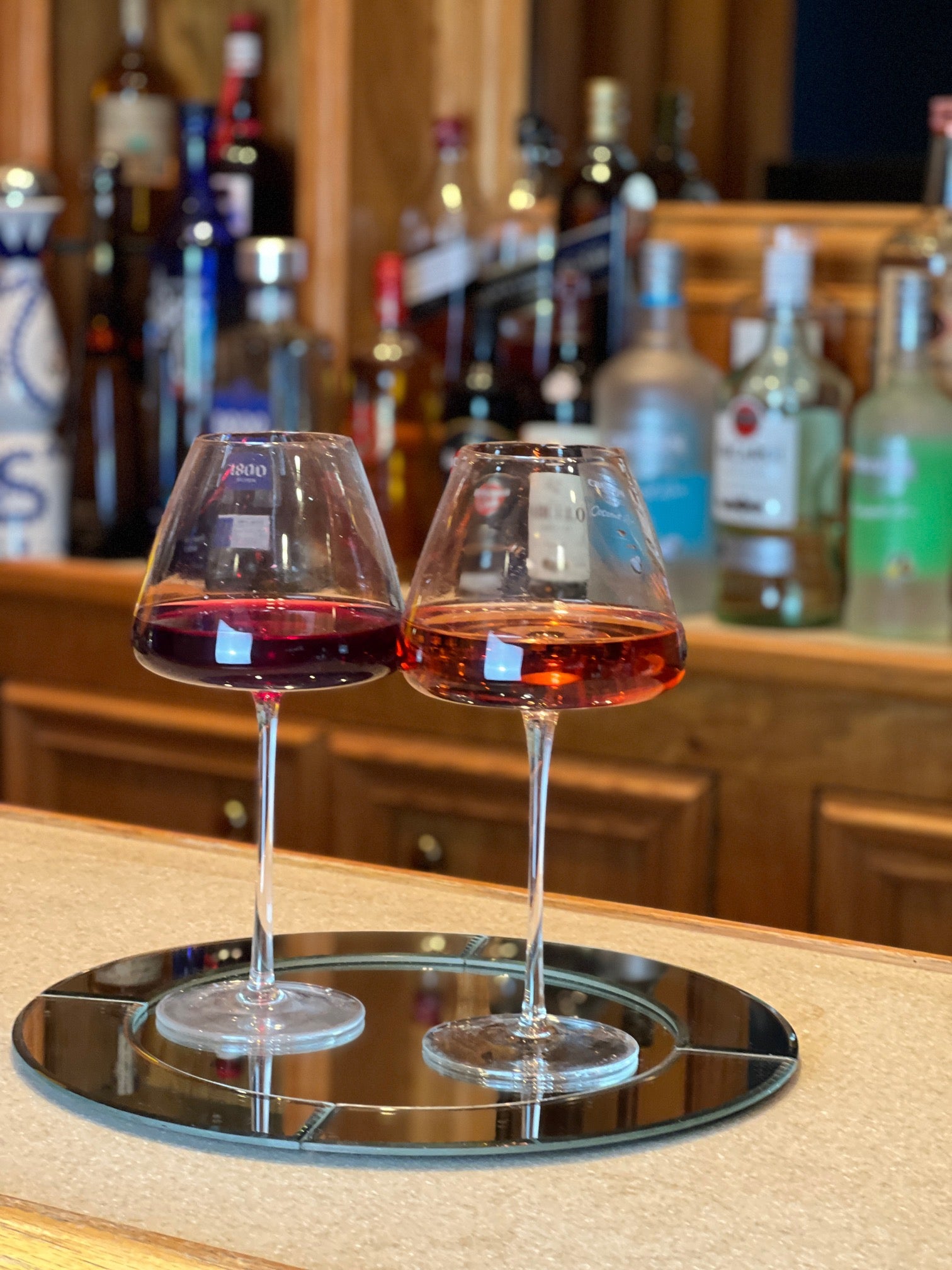 Long Stem Red Wine Glass