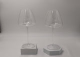 Long Stem Red Wine Glass