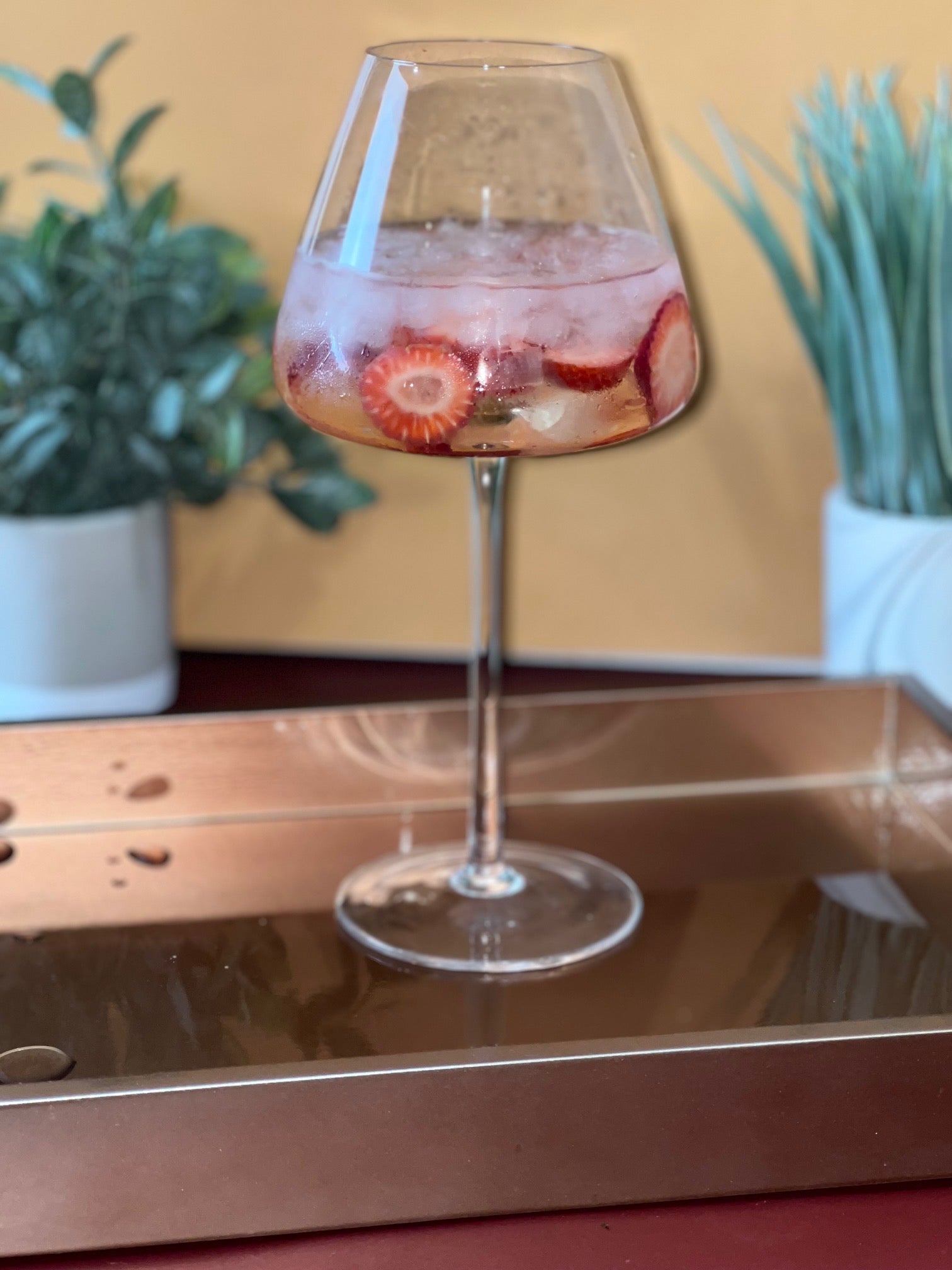 Gala Long Stem Red Glass – Classic Elegant Stemware