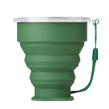 The Pocket Sipper — Silicone Collapsible Travel Cup with Lid (set of 2)