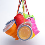 The Pocket Sipper — Silicone Collapsible Travel Cup with Lid (set of 2)