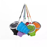 The Pocket Sipper — Silicone Collapsible Travel Cup with Lid (set of 2)