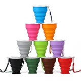 The Pocket Sipper — Silicone Collapsible Travel Cup with Lid (set of 2)