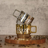 “Rich Auntie Aesthetic Coffee Mug – Luxury Ceramic Cup for Chic Morning Routines” (set Of 2)