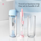 The Fresh Escape – Portable Travel Oral Care & Mouthwash Cup Set