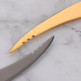 Peel ’n Slice Seafood Knife –  Stainless Steel Shrimp Deveiner & Fish Scaler