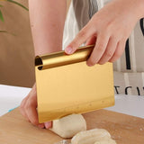 Prissy Pastry Cutter ( Dough Cutter) Dough Pastry Cutter Bench Scraper &amp; Chopper Stainless Steel