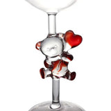 Teddy P Wine Glass